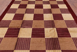 Persian Gabbeh Hand Knotted Wool Rug - 8' 3" X 10' 5" - Golden Nile