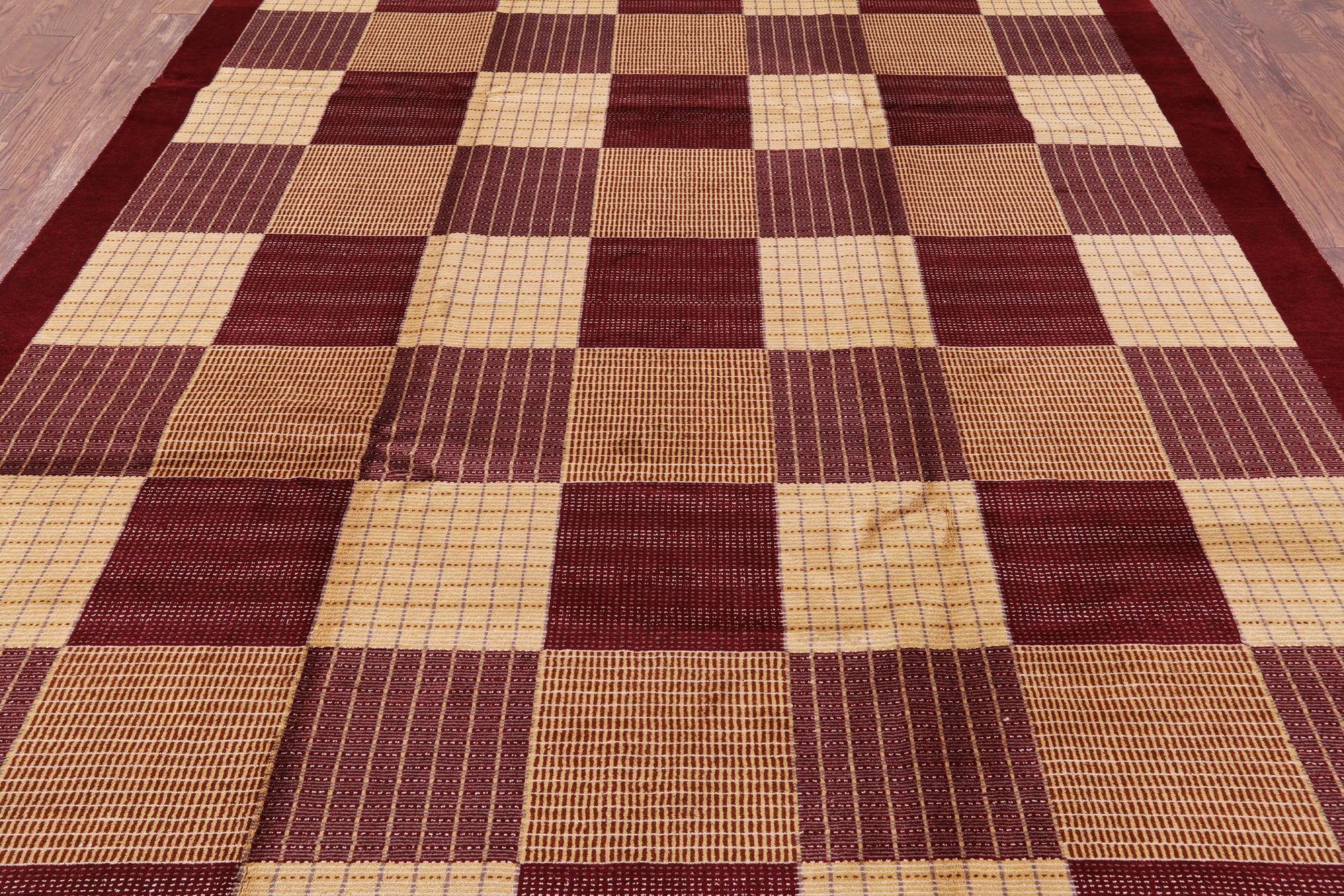 Persian Gabbeh Hand Knotted Wool Rug - 8' 3" X 10' 5" - Golden Nile