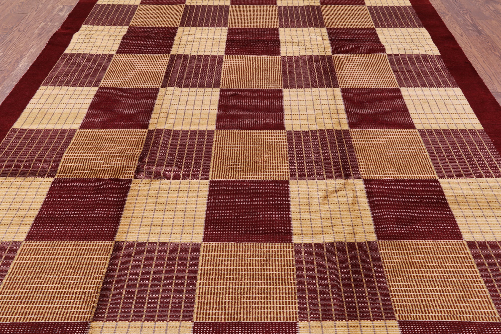 Persian Gabbeh Hand Knotted Wool Rug - 8' 3" X 10' 5" - Golden Nile