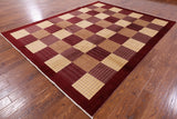 Persian Gabbeh Hand Knotted Wool Rug - 8' 3" X 10' 5" - Golden Nile