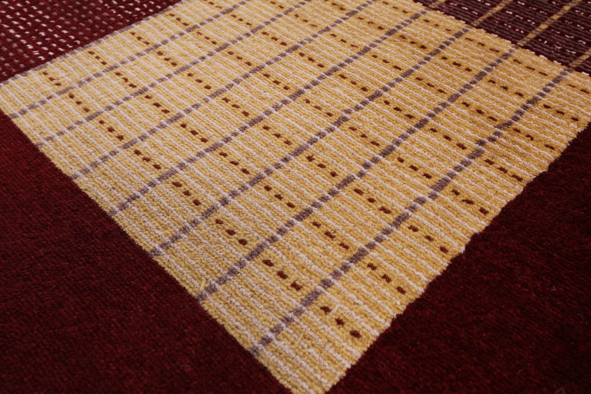 Persian Gabbeh Hand Knotted Wool Rug - 8' 3" X 10' 5" - Golden Nile