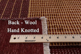 Persian Gabbeh Hand Knotted Wool Rug - 8' 3" X 10' 5" - Golden Nile