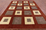 Persian Gabbeh Handmade Wool Area Rug - 8' 2" X 10' 5" - Golden Nile