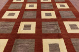 Persian Gabbeh Handmade Wool Area Rug - 8' 2" X 10' 5" - Golden Nile