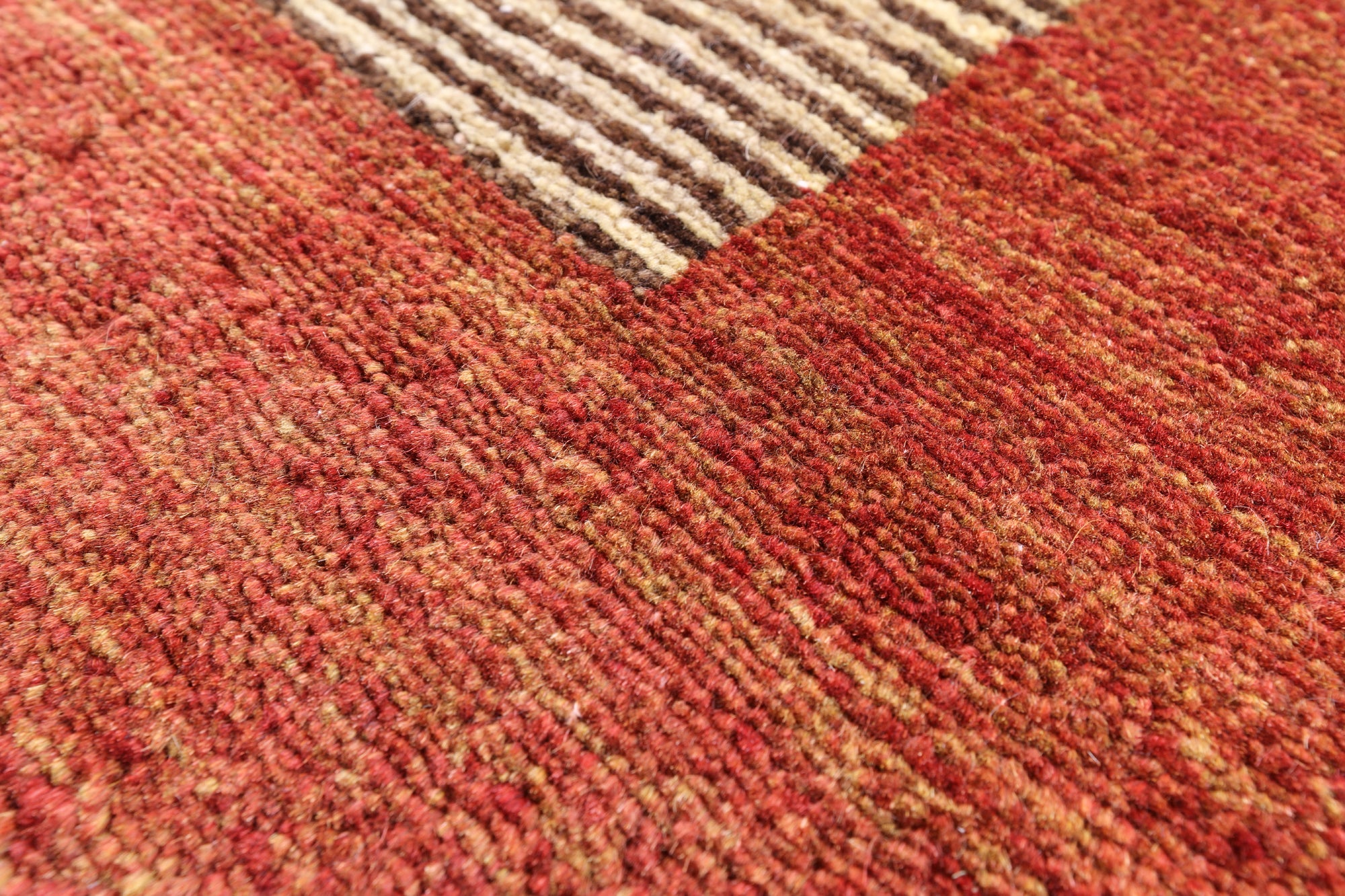 Persian Gabbeh Handmade Wool Area Rug - 8' 2" X 10' 5" - Golden Nile