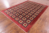 Gabbeh Hand Knotted Area Rug - 6' 8" X 9' 4" - Golden Nile