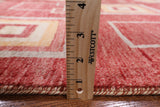 Red Persian Gabbeh Hand Knotted Wool Area Rug - 5' 9" X 8' 6" - Golden Nile