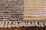 Persian Gabbeh Handmade Wool Area Rug - 8' 2" X 10' 5" - Golden Nile