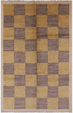 Persian Gabbeh Hand Knotted Wool Rug - 6' 6" X 10' 3" - Golden Nile
