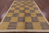 Persian Gabbeh Hand Knotted Wool Rug - 6' 6" X 10' 3" - Golden Nile