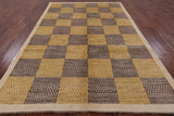 Persian Gabbeh Hand Knotted Wool Rug - 6' 6" X 10' 3" - Golden Nile