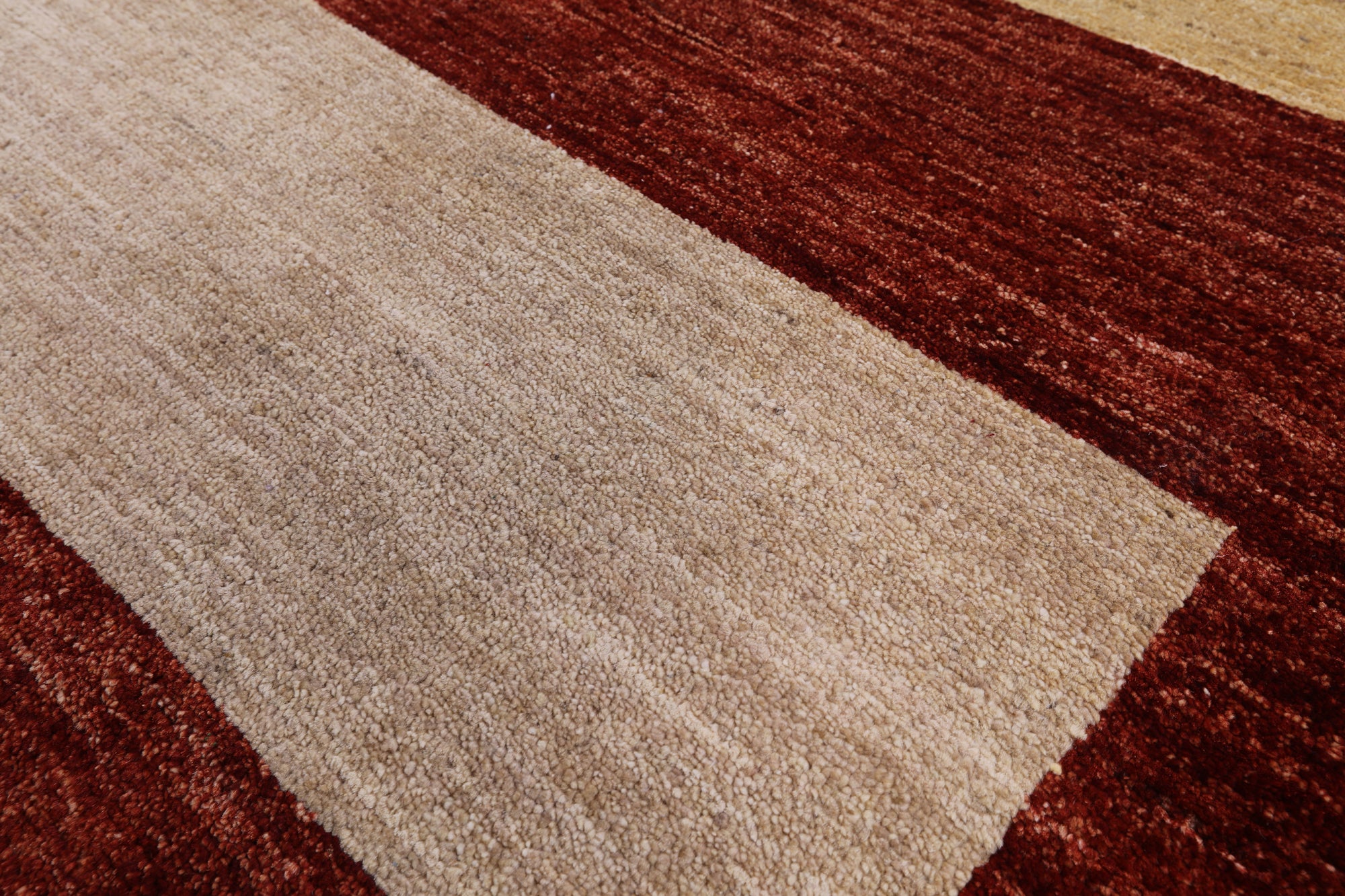 Persian Gabbeh Handmade Wool Area Rug - 6' 1" X 9' 2" - Golden Nile