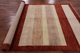 Persian Gabbeh Handmade Wool Area Rug - 6' 1" X 9' 2" - Golden Nile
