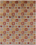 Persian Gabbeh Hand Knotted Wool Rug - 8' 2" X 10' 5" - Golden Nile