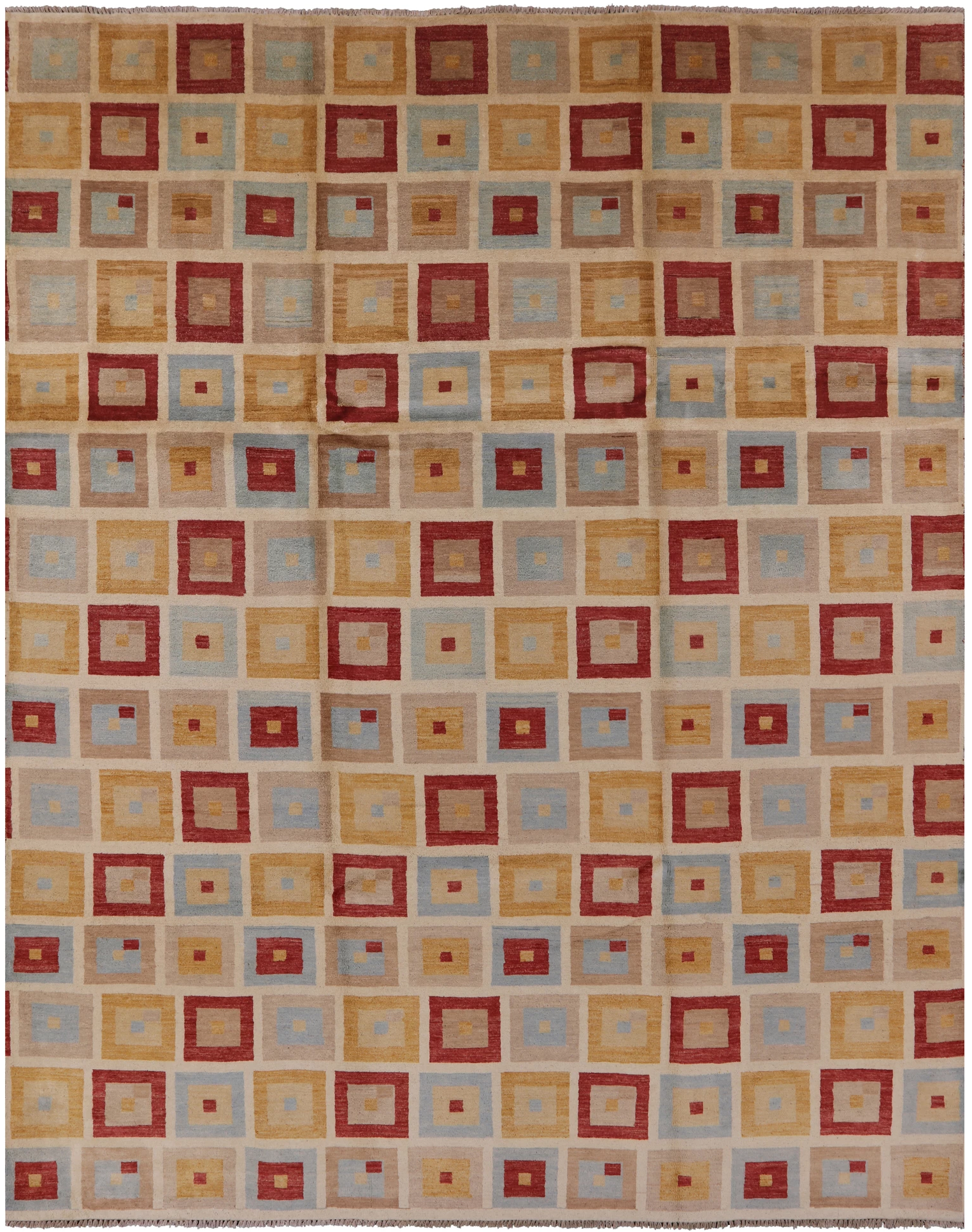 Persian Gabbeh Hand Knotted Wool Rug - 8' 2" X 10' 5" - Golden Nile