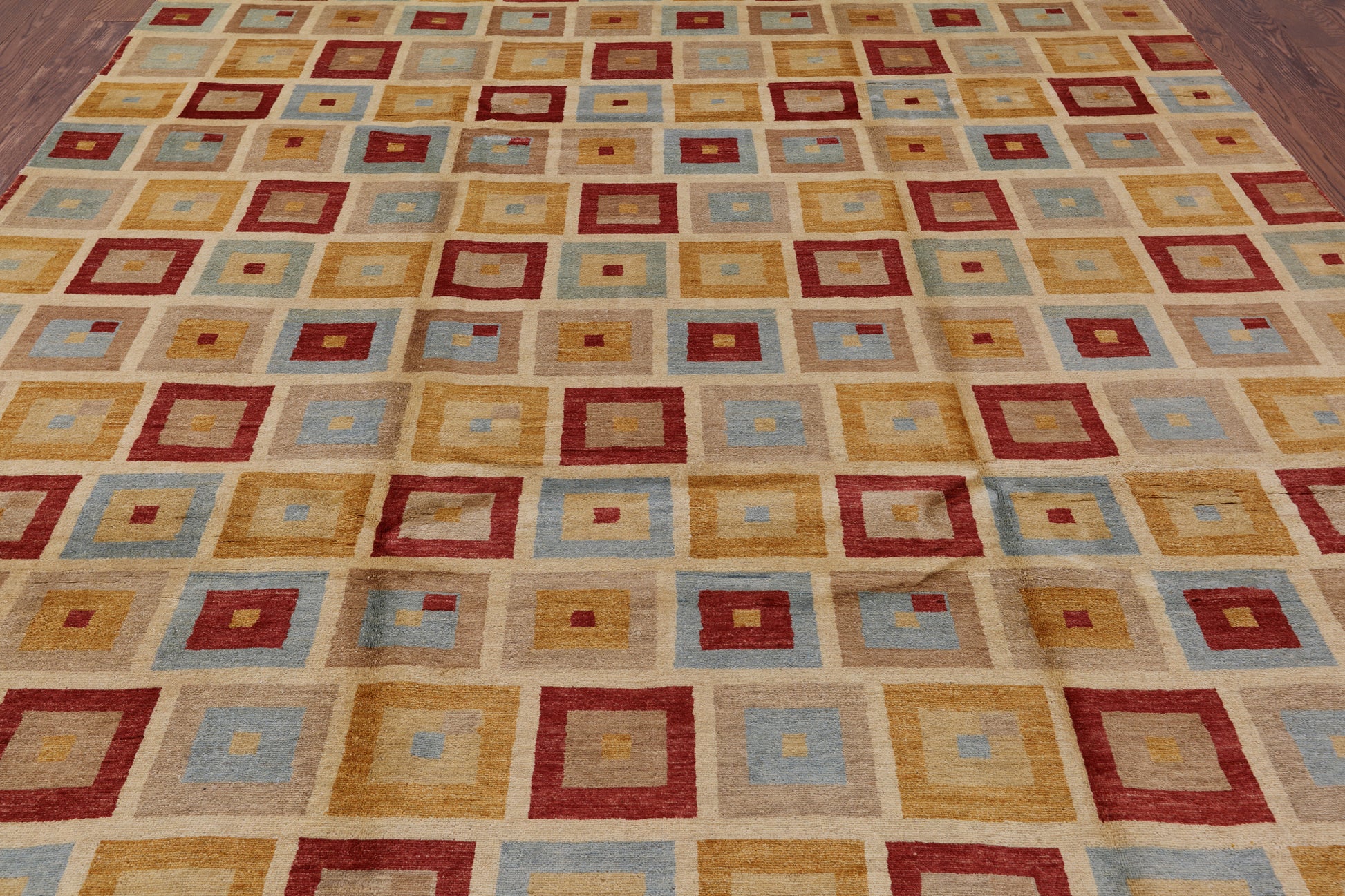 Persian Gabbeh Hand Knotted Wool Rug - 8' 2" X 10' 5" - Golden Nile
