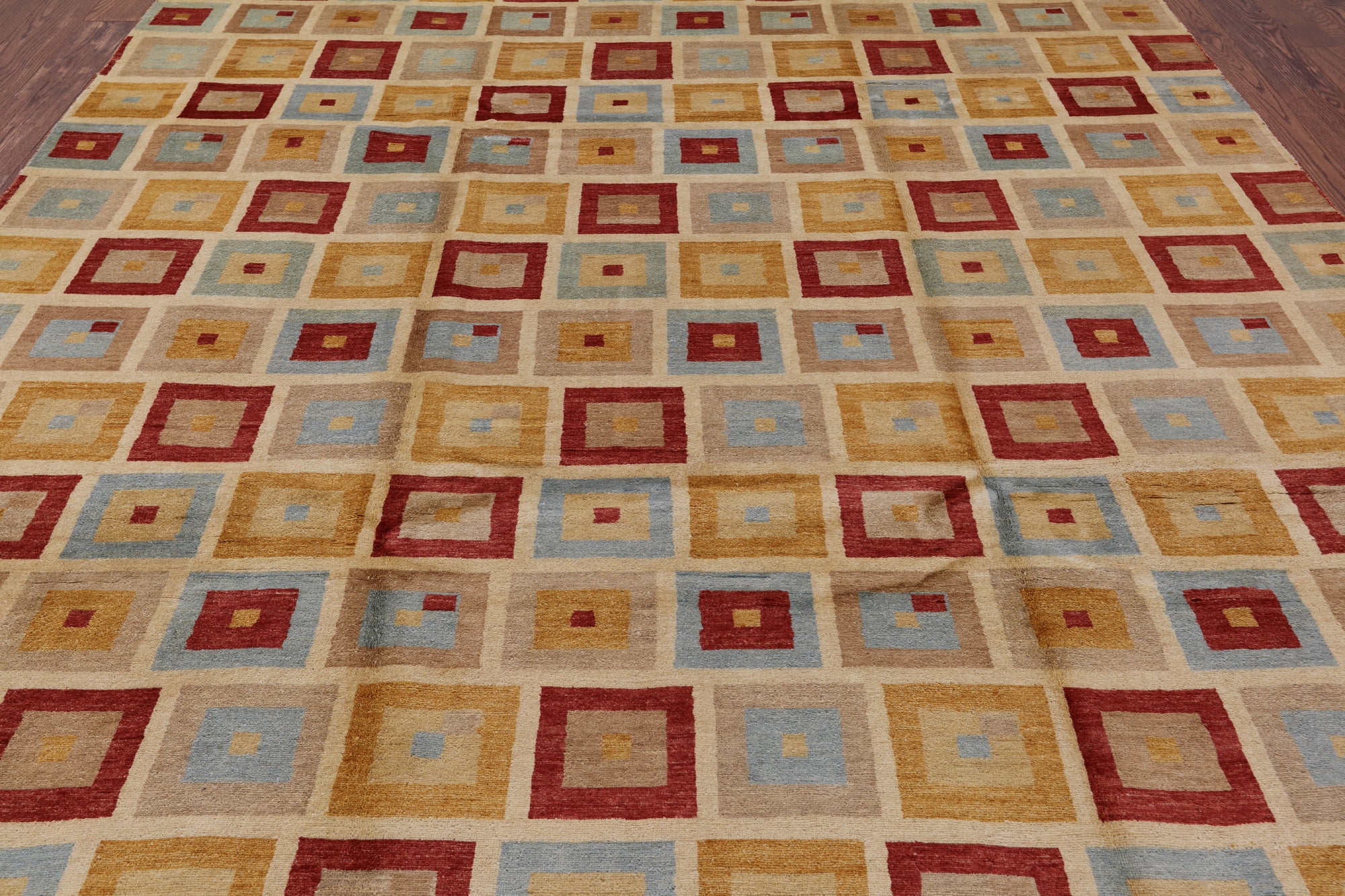 Persian Gabbeh Hand Knotted Wool Rug - 8' 2" X 10' 5" - Golden Nile