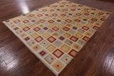 Persian Gabbeh Hand Knotted Wool Rug - 8' 2" X 10' 5" - Golden Nile