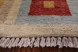 Persian Gabbeh Hand Knotted Wool Rug - 8' 2" X 10' 5" - Golden Nile