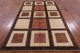 Persian Gabbeh Hand Knotted Wool Rug - 5' 8" X 8' 10" - Golden Nile