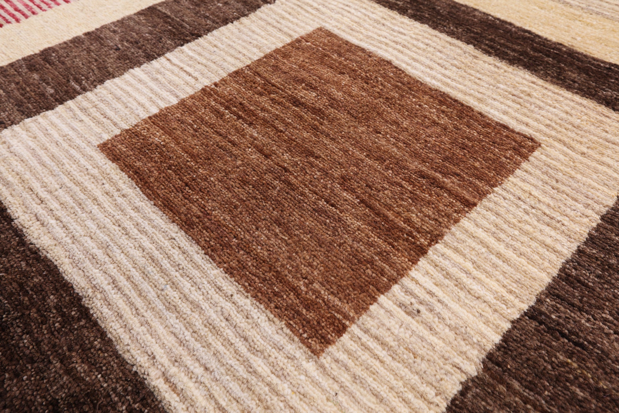 Persian Gabbeh Hand Knotted Wool Rug - 5' 8" X 8' 10" - Golden Nile