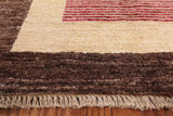 Persian Gabbeh Hand Knotted Wool Rug - 5' 8" X 8' 10" - Golden Nile