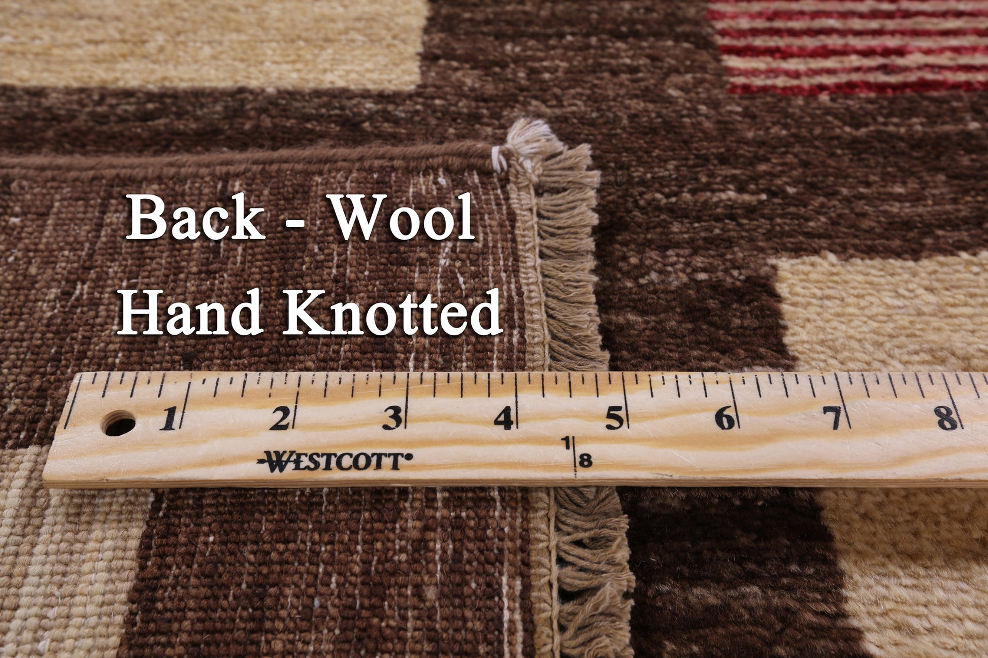 Persian Gabbeh Hand Knotted Wool Rug - 5' 8" X 8' 10" - Golden Nile