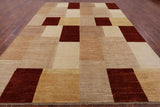 Persian Gabbeh Hand Knotted Wool Rug - 9' 0" X 12' 1" - Golden Nile