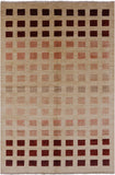 Persian Gabbeh Hand Knotted Area Rug - 5' 10" X 8' 8" - Golden Nile