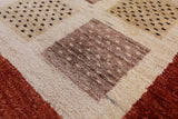 Persian Gabbeh Handmade Wool Area Rug - 5' 6" X 8' 3" - Golden Nile