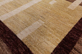 Persian Gabbeh Hand Knotted Wool Area Rug - 6' 0" X 8' 10" - Golden Nile