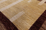 Persian Gabbeh Hand Knotted Wool Area Rug - 6' 0" X 8' 10" - Golden Nile