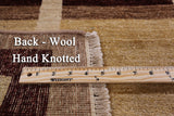 Persian Gabbeh Hand Knotted Wool Area Rug - 6' 0" X 8' 10" - Golden Nile