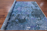 Modern Abstract Hand Knotted Wool & Silk Rug - 9' 2" X 11' 10" - Golden Nile