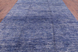 Modern Hand Knotted Wool Rug - 9' 0" X 12' 0" - Golden Nile