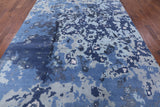 Abstract Hand Knotted Wool & Silk Area Rug - 8' 1" X 10' 2" - Golden Nile