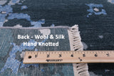 Abstract Hand Knotted Wool & Silk Rug - 8' 1" X 10' 1" - Golden Nile
