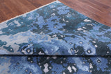 Abstract Hand Knotted Wool & Silk Rug - 8' 1" X 10' 1" - Golden Nile