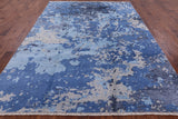 Abstract Handmade Wool & Silk Area Rug - 8' 1" X 10' 4" - Golden Nile