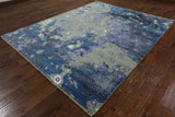 8 x 10 Oriental Wool & Silk Modern Rug - Golden Nile