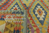 Flat Weave 7 X 10 Tribal Kilim Area Rug - Golden Nile
