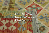 Oriental Hand Woven Tribal Kilim Area Rug 7 X 10 - Golden Nile