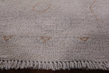 Ivory Peshawar White Wash Handmade Area Rug - 5' 1" X 6' 11" - Golden Nile