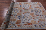 Blue Persian Ziegler Handmade Wool Rug - 6' 0" X 9' 4" - Golden Nile