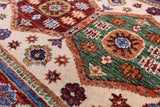 Tribal Khorjin Persian Gabbeh Handmade Area Rug - 5' 8" X 8' 0" - Golden Nile
