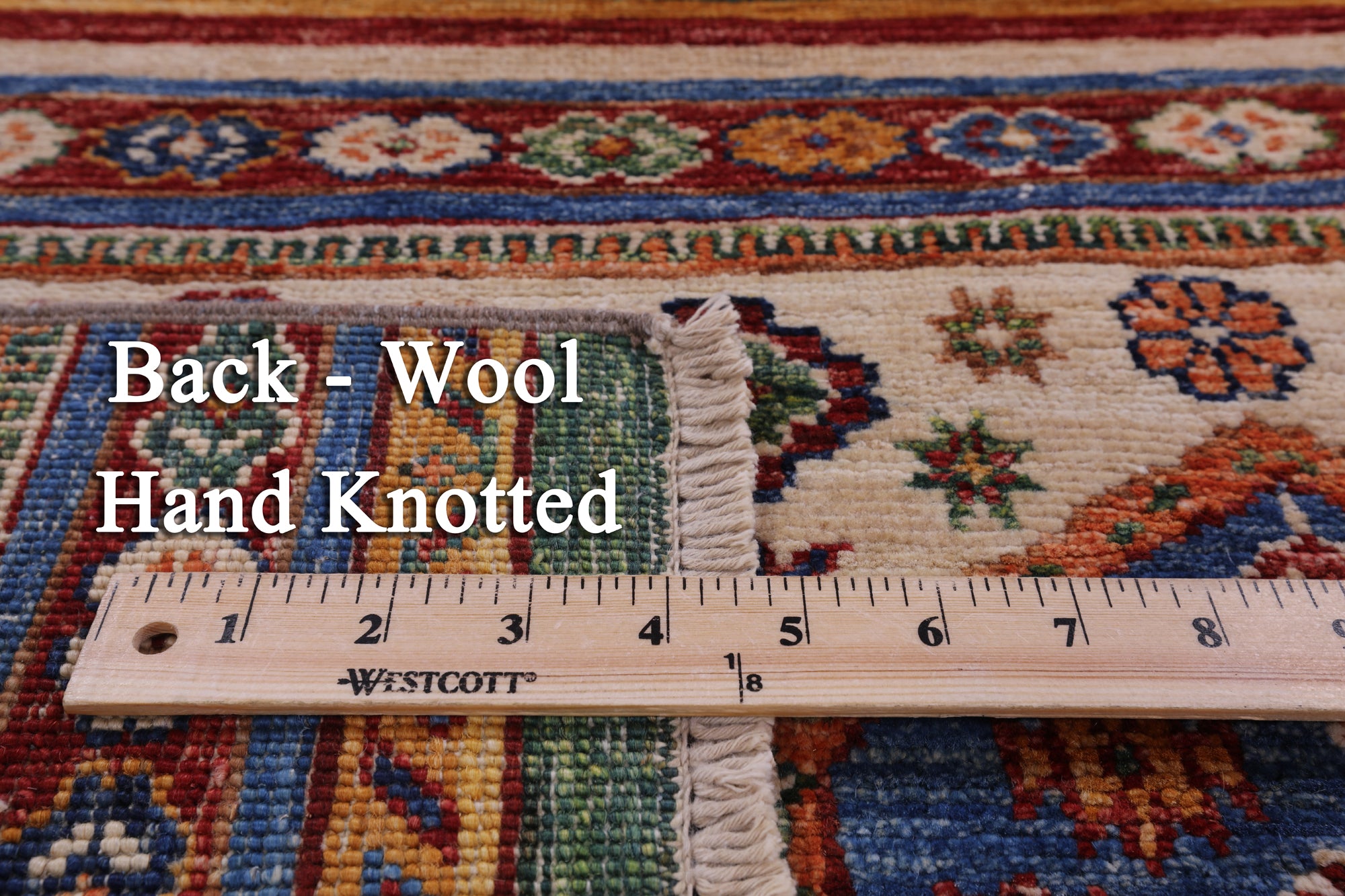 Tribal Khorjin Persian Gabbeh Handmade Area Rug - 5' 8" X 8' 0" - Golden Nile