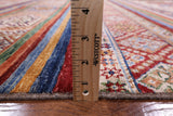 Tribal Khorjin Persian Gabbeh Handmade Area Rug - 5' 8" X 8' 0" - Golden Nile