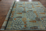 9 X 12 Fine Serapi Handmade Area Rug - Golden Nile