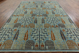 9 X 12 Fine Serapi Handmade Area Rug - Golden Nile