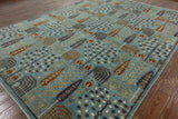 9 X 12 Fine Serapi Handmade Area Rug - Golden Nile